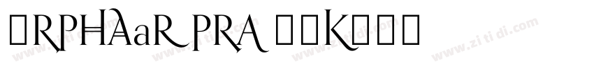OrpheusPro 普通字体转换